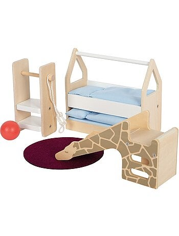 Meubles chambre enfant pour maison de poupée