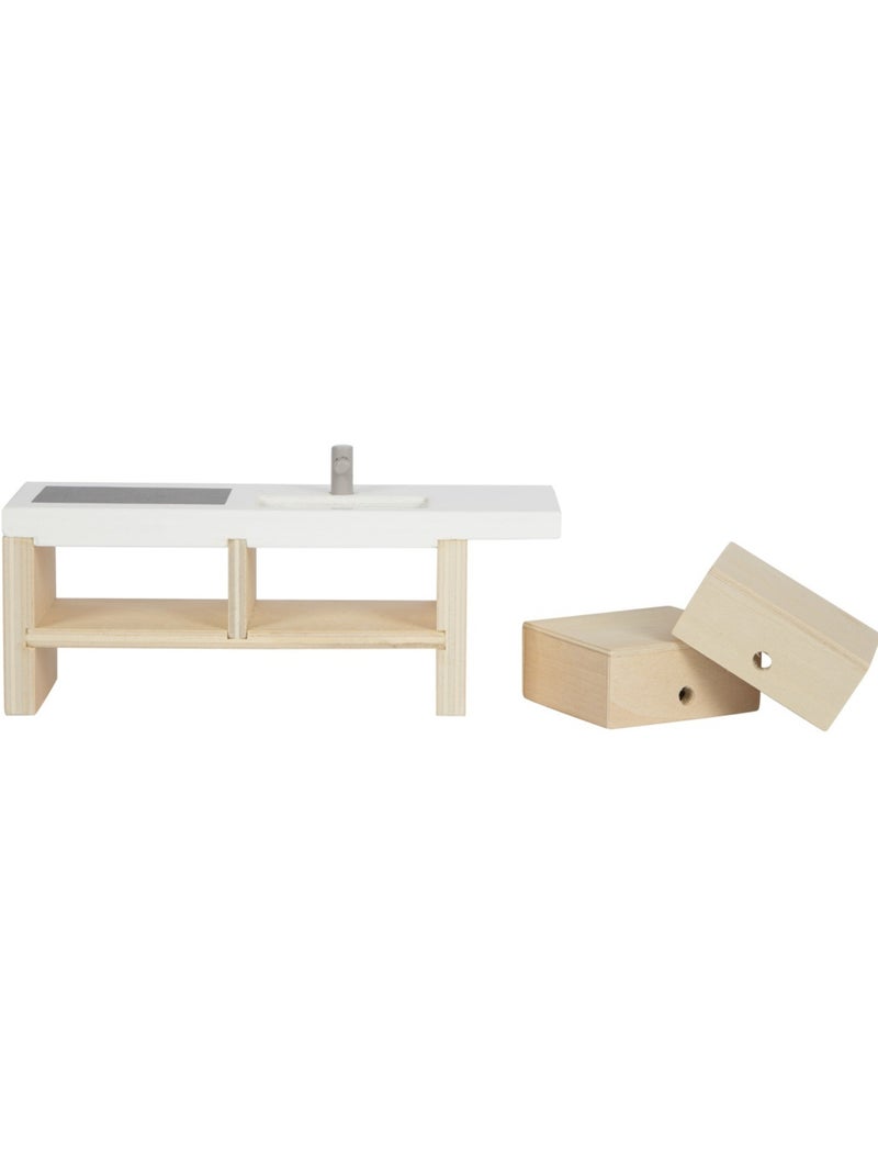 Meubles de cuisine pour maison de poupée Beige - Kiabi