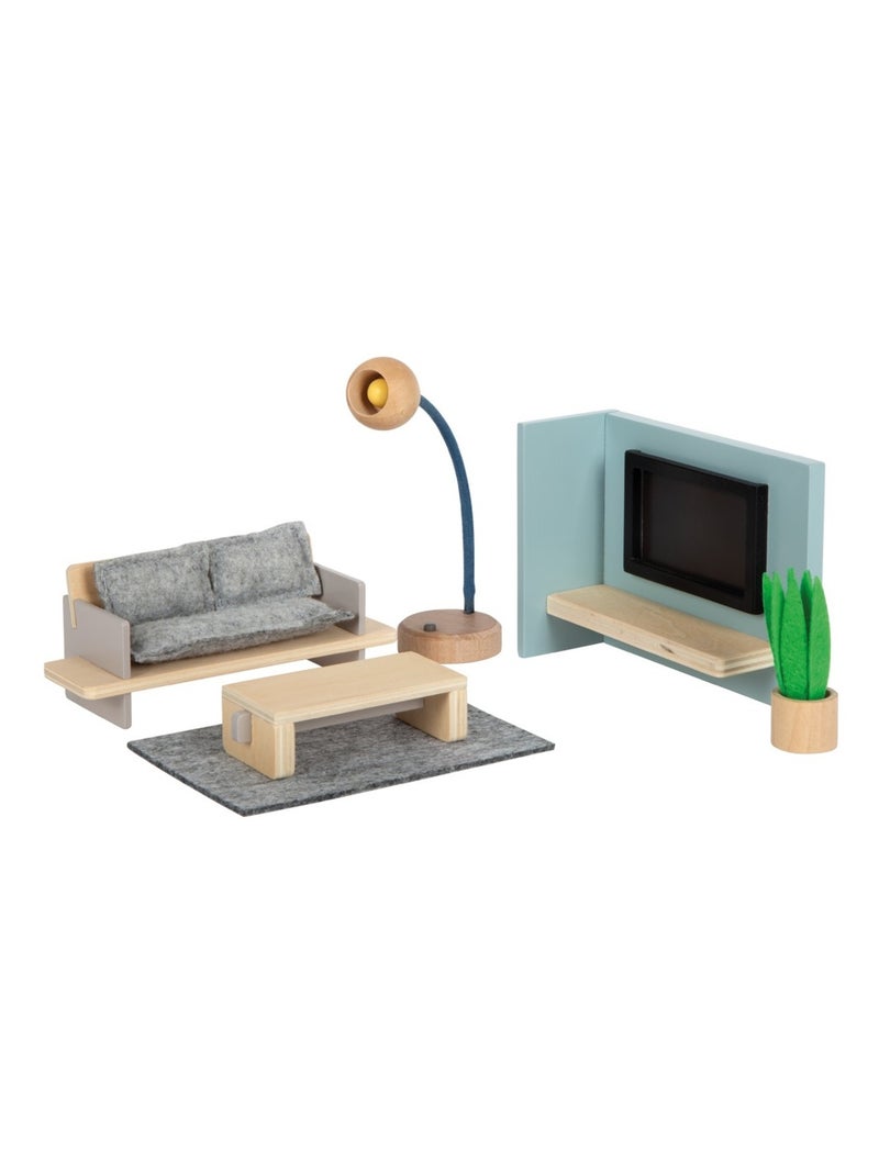 Meubles de salon pour maison de poupée Beige - Kiabi