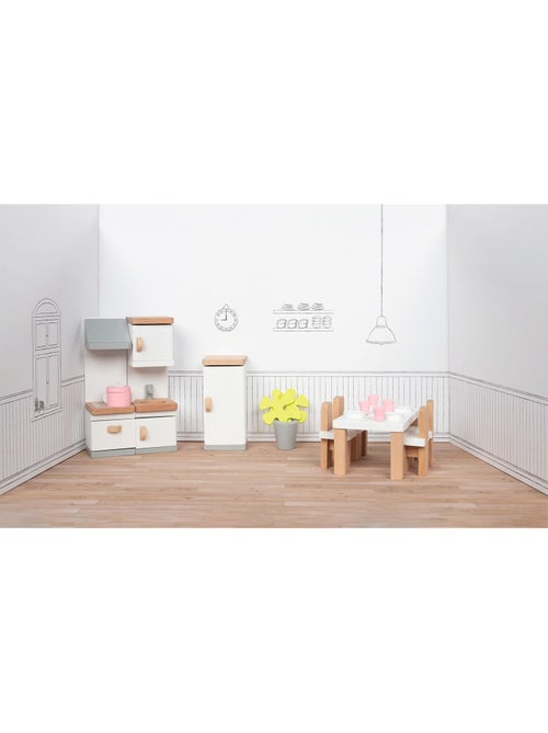 Meubles poupées miniatures Cuisine - Kiabi