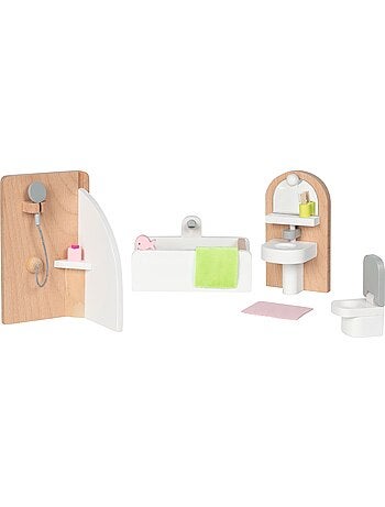 Meubles poupées miniatures salle de bain