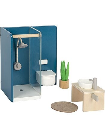 Meubles salle de bains pour maison de poupée