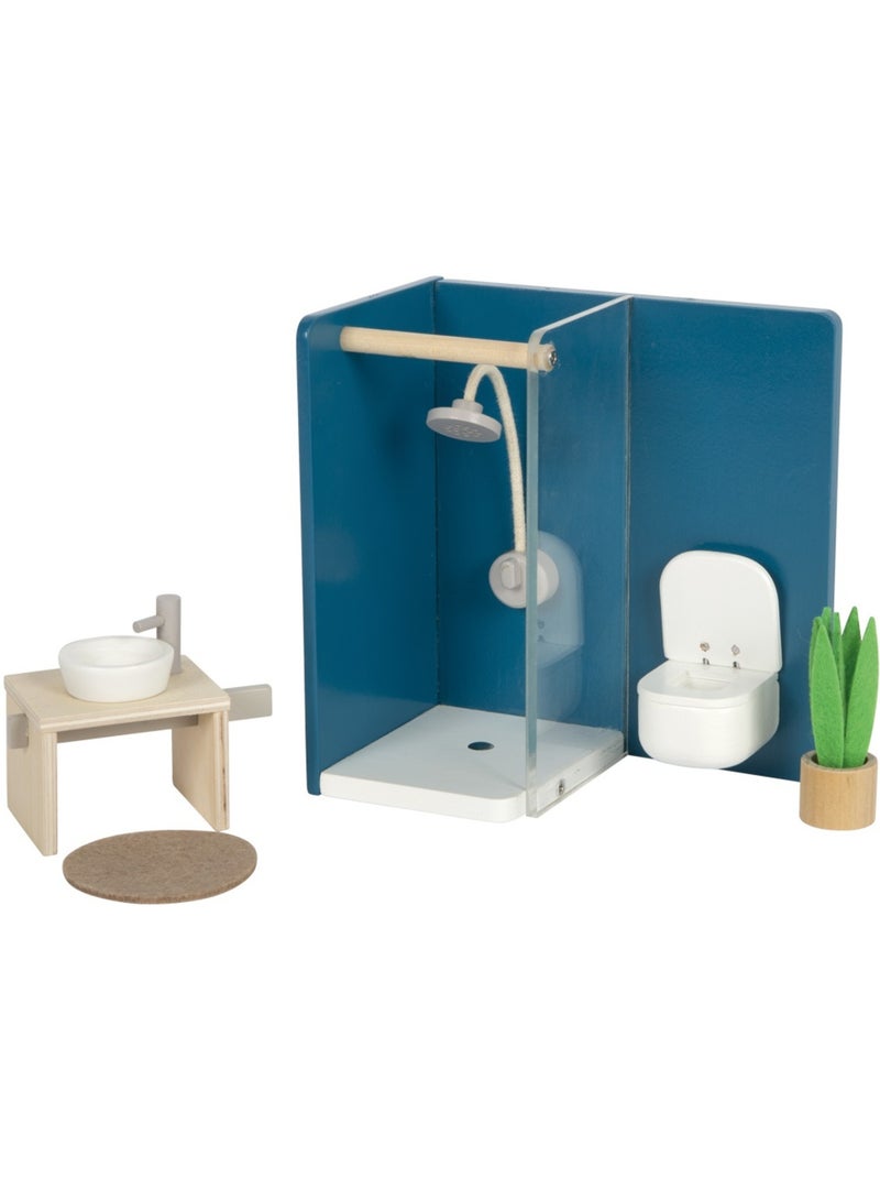 Meubles salle de bains pour maison de poupée Bleu - Kiabi