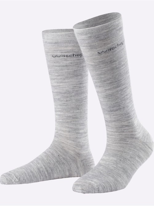 Mi-bas 53% Laine - Taille Standard - Witt - Lot de 4 - Kiabi