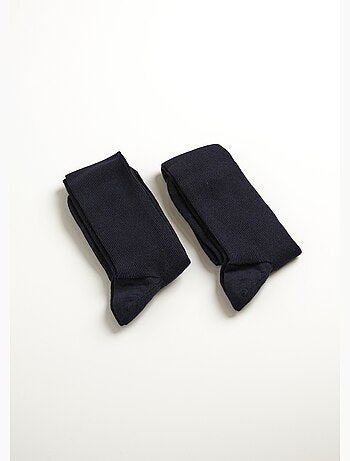 Mi-bas chauds laine, sans compression