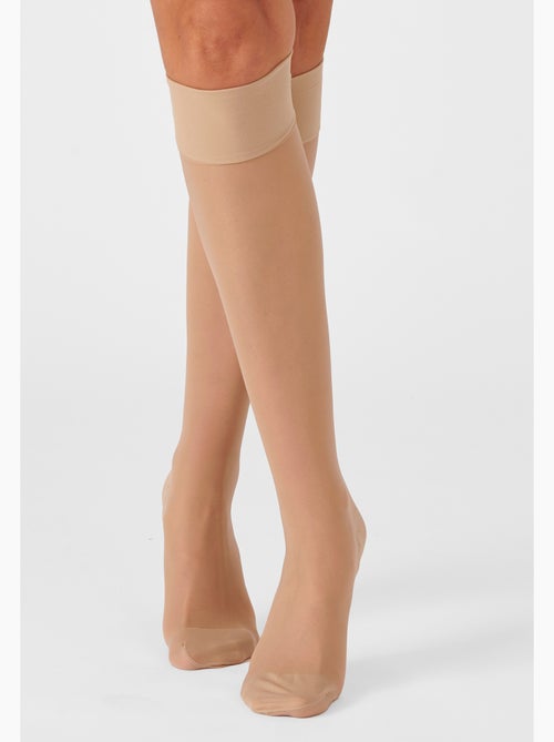 Mi-bas compression dégressive légère Sigvaris, 70D - Damart - Kiabi