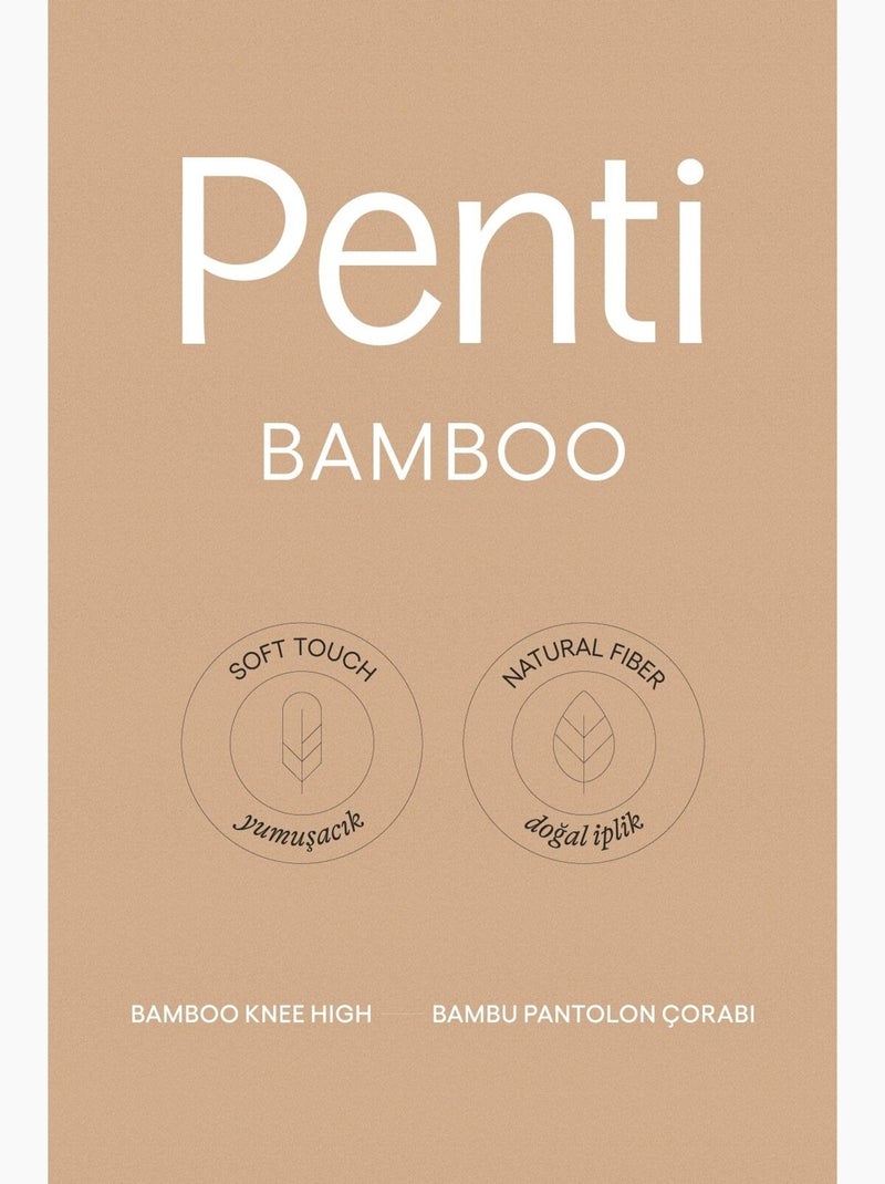 Mi-bas en bambou-licious penti Noir - Kiabi