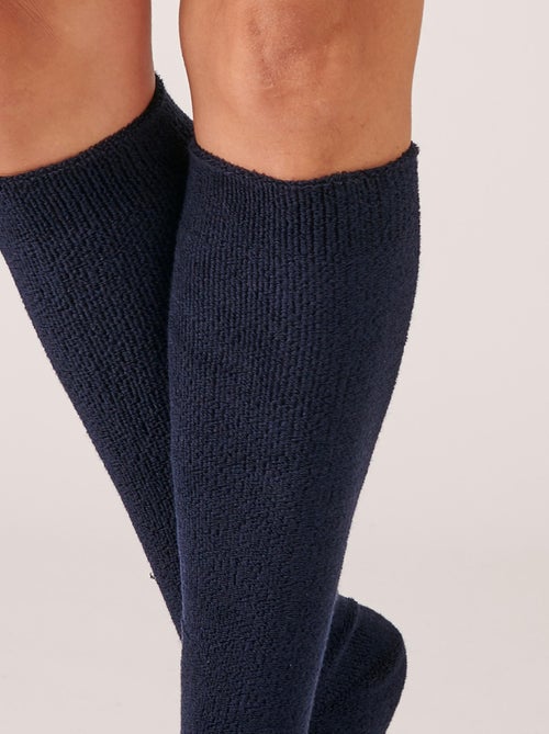 Mi-bas maille bouclette labellisée Thermolactyl mixte - Damart - Kiabi