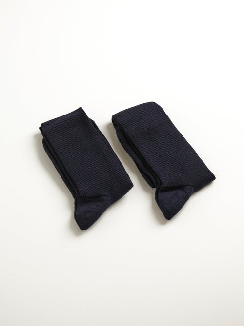Mi-bas sans compression chauds - lot de 2 paires - Kiabi