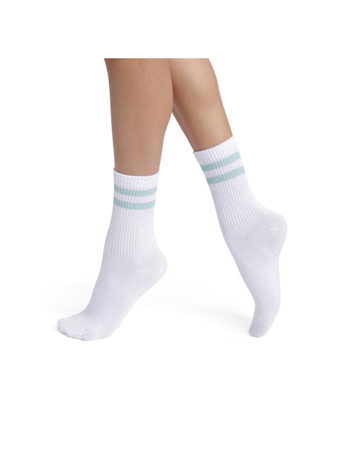 Mi-chaussettes coton Mode - Kiabi