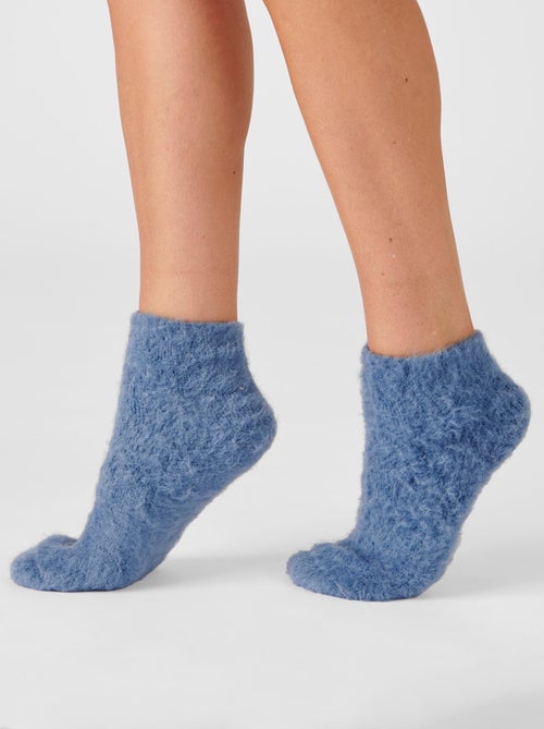 Mi-chaussettes de lit réversibles thermolactyl. - damart - Kiabi Mi-chaussettes de lit réversibles thermolactyl. - damart - Kiabi