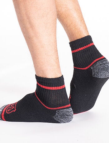 Mi-chaussettes de travail renforcées, lot de 3 SOCKMN 'Rica Lewis'