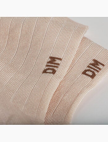 Mi-chaussettes effet satiné mode