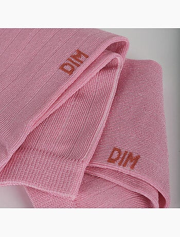 Mi-chaussettes effet satiné mode