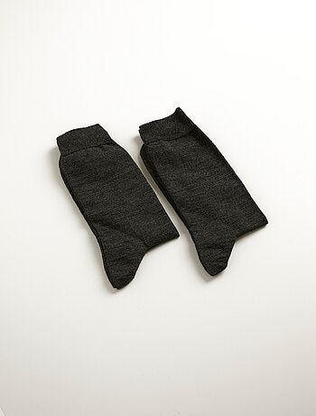 Mi-chaussettes laine majoritaire + coton - Afibel