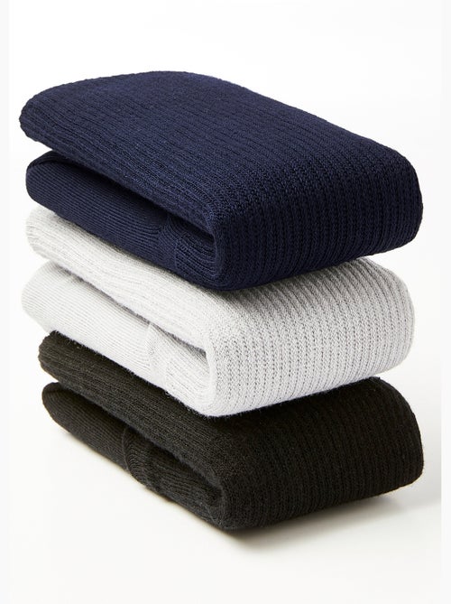 Mi-chaussettes pieds larges - lot de 2 paires - Afibel - Kiabi
