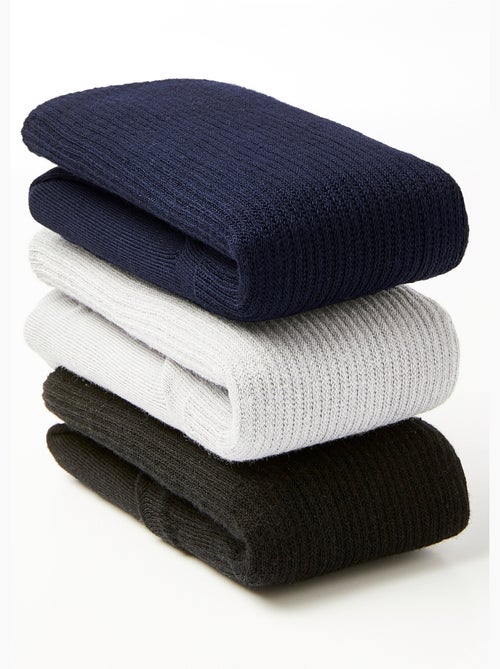 Mi-chaussettes pieds larges - lot de 2 paires - Afibel - Kiabi