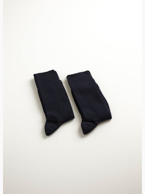 Mi-chaussettes sans compression chauds - lot de 2 paires - Afibel - Kiabi