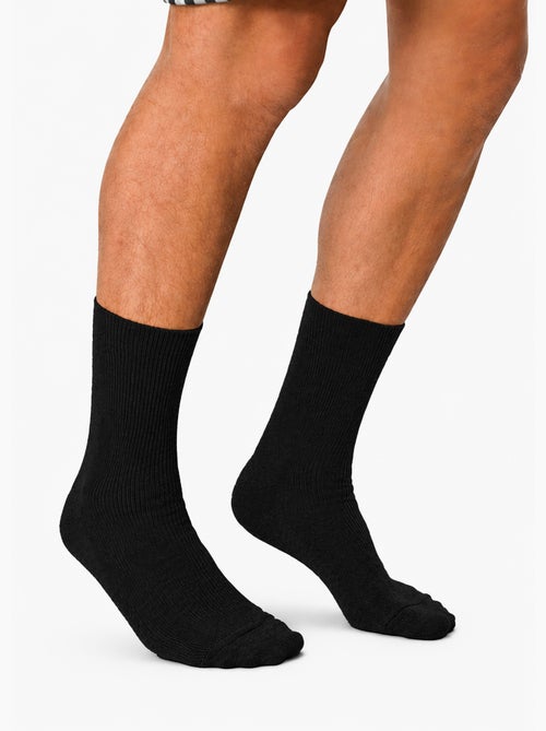 Mi-chaussettes sans compression chauds - lot de 2 paires - afibel - Kiabi Mi-chaussettes sans compression chauds - lot de 2 paires - afibel - Kiabi