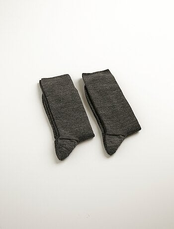 Mi-chaussettes sans compression chauds - lot de 2 paires