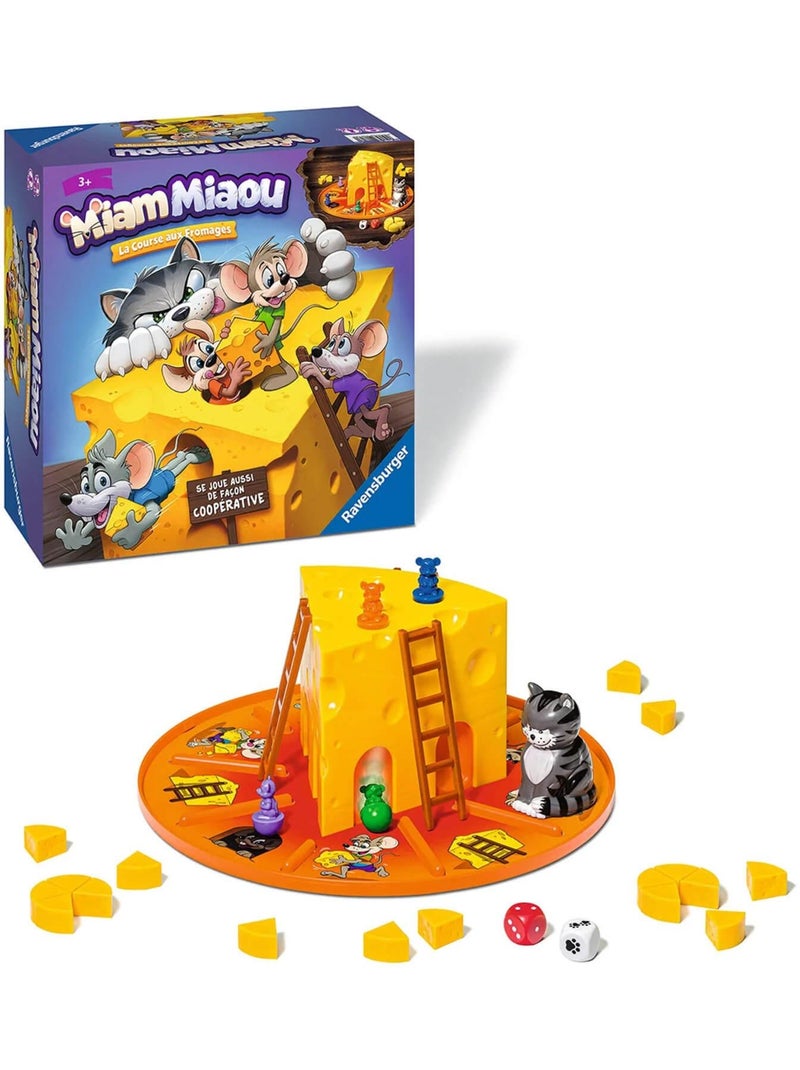Miam Miaou - La course aux fromages Jaune - Kiabi