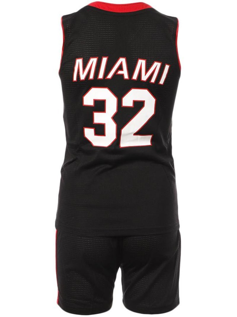 Miami heat ensemble de basketball enfant sport zone Noir - Kiabi
