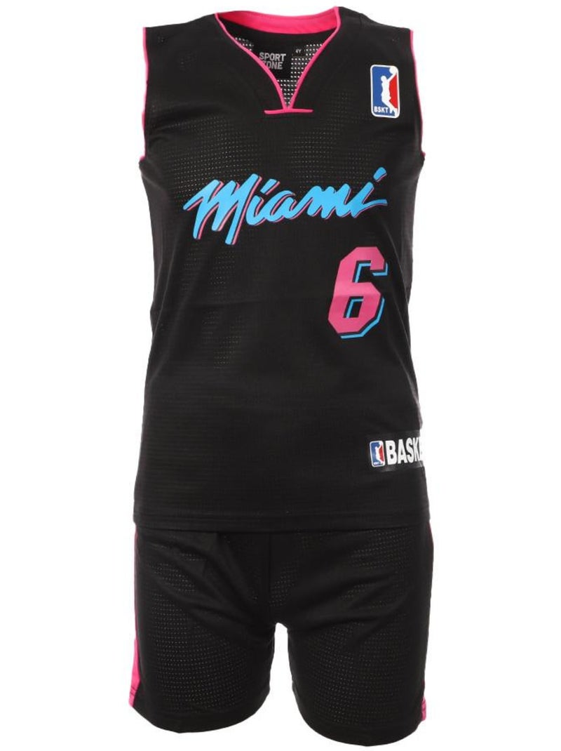 Miami Heat Ensemble de basketball Enfant Sport Zone Noir - Kiabi