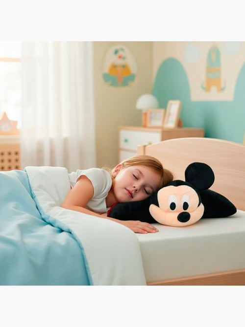 Mickey coussin 2-en-1 en peluche douce et veloutée - Kiabi