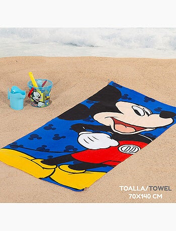 Mickey ensemble seau de plage avec accessoires serviette et sac
