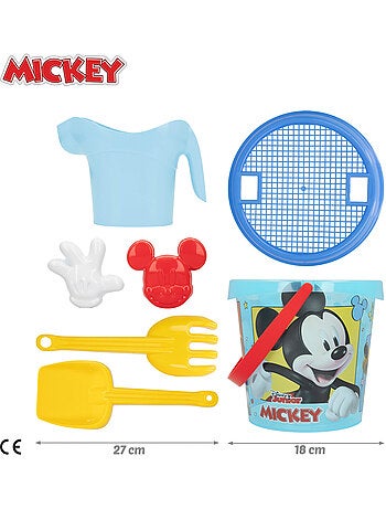Mickey ensemble seau de plage avec accessoires serviette et sac