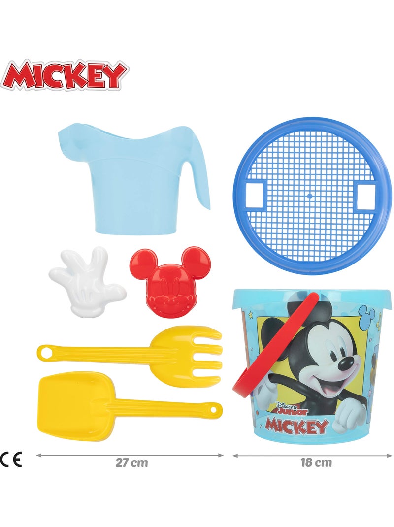 Mickey ensemble seau de plage avec accessoires serviette et sac N/A - Kiabi