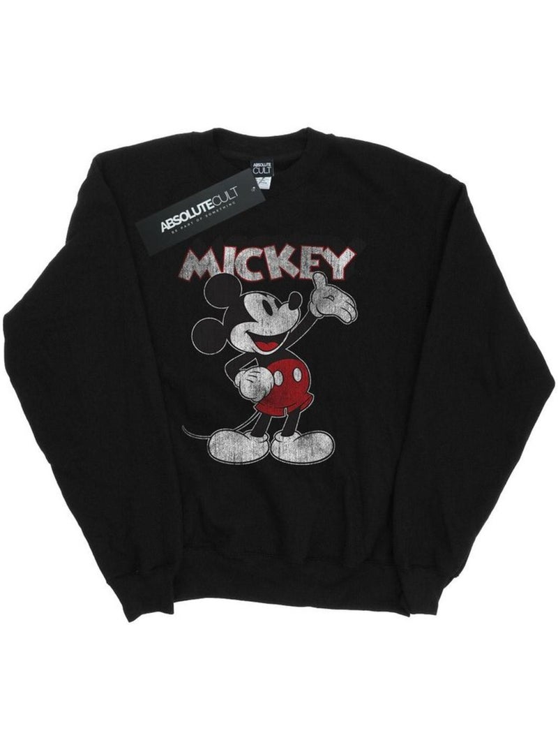 Mickey Mouse - Sweat PRESENTS (Mickey Mouse) Noir - Kiabi