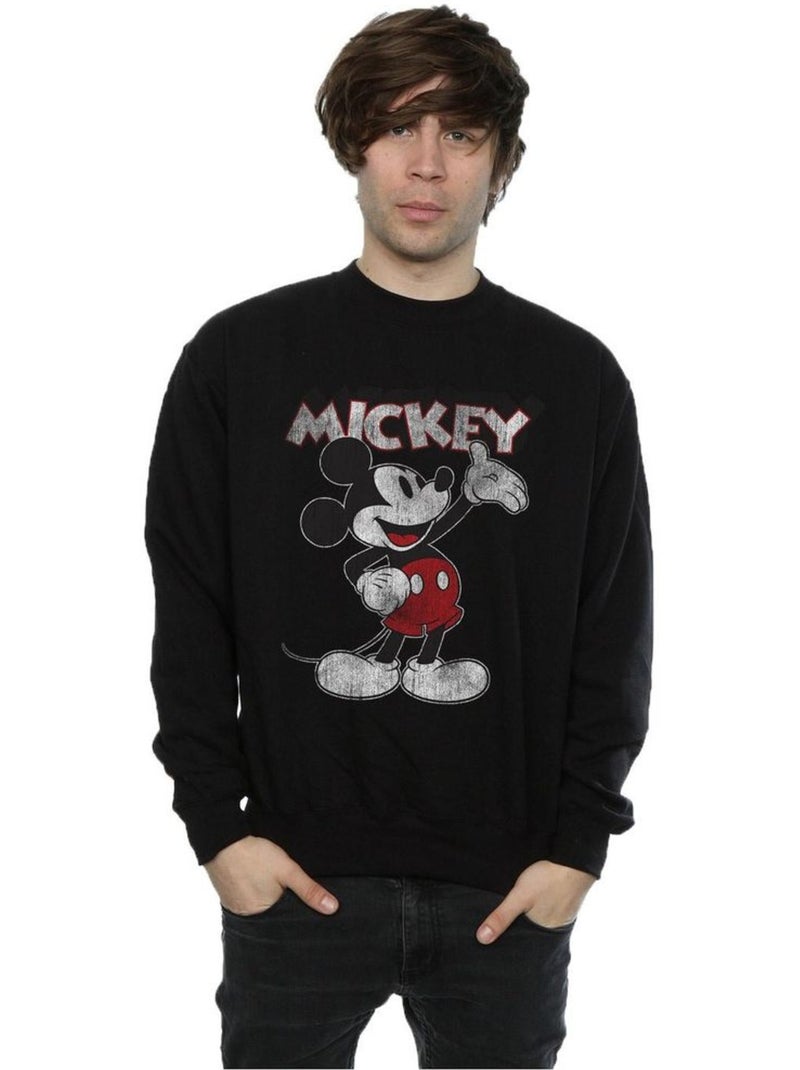Mickey Mouse - Sweat PRESENTS (Mickey Mouse) Noir - Kiabi