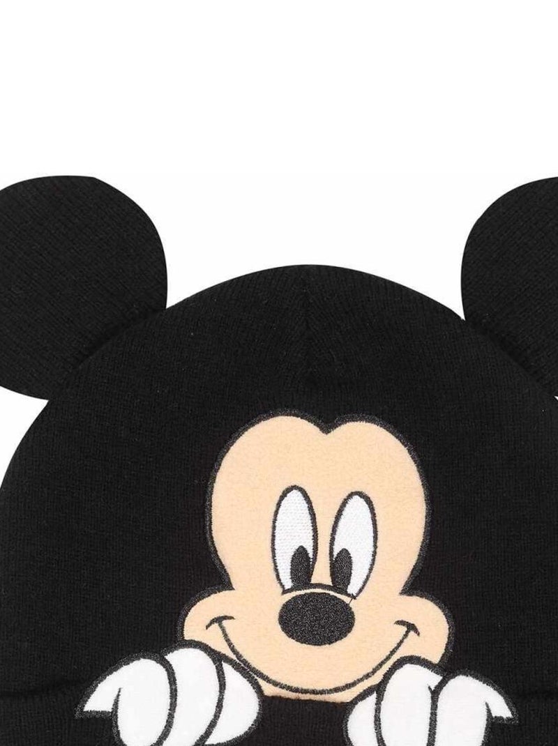 Mickey Mouse & Friends - Bonnet PEEPING Noir - Kiabi