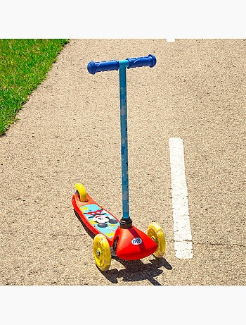 Mickey trottinette 3 roues 55x23x68 cm max. 20 kg avec lumières et freins