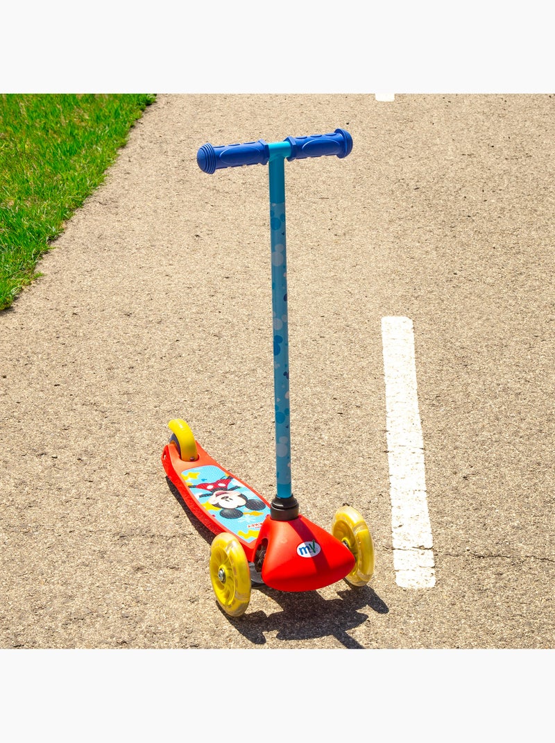 Mickey trottinette 3 roues 55x23x68 cm max. 20 kg avec lumières et freins N/A - Kiabi