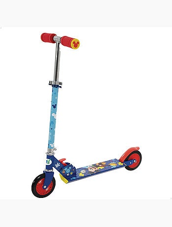 Mickey trottinette pliable 2 roues 65x30x75-82 cm max. 50 kg avec frein
