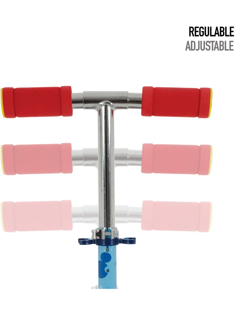 Mickey trottinette pliable 2 roues 65x30x75-82 cm max. 50 kg avec frein N/A - Kiabi