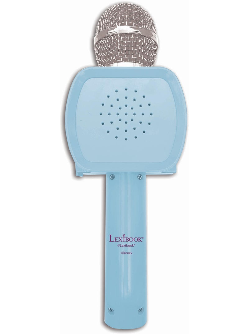 Micro Karaok? Sans Fil Reine des Neiges avec Enceinte Bluetooth Bleu - Kiabi