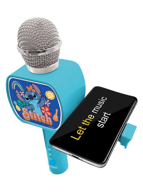 Micro Karaoké sans fil avec enceinte Bluetooth intégrée Stitch - Kiabi