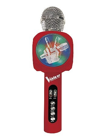 Micro Karaoké Sans Fil Avec Enceinte Bluetooth® Intégrée The Voice, Fonction Changement De Voix - Kiabi