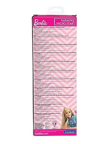 Micro Karaoké Sans Fil Barbie avec Enceinte Bluetooth