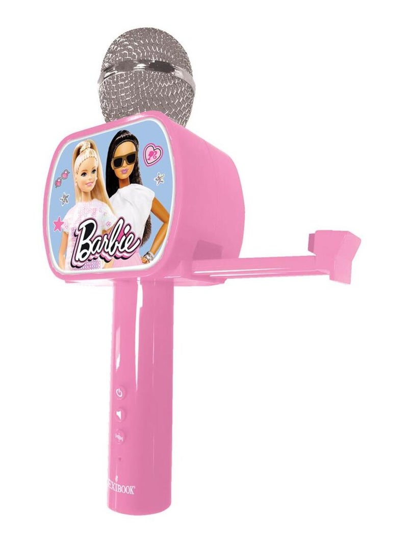 Micro Karaoké Sans Fil Barbie avec Enceinte Bluetooth Rose - Kiabi