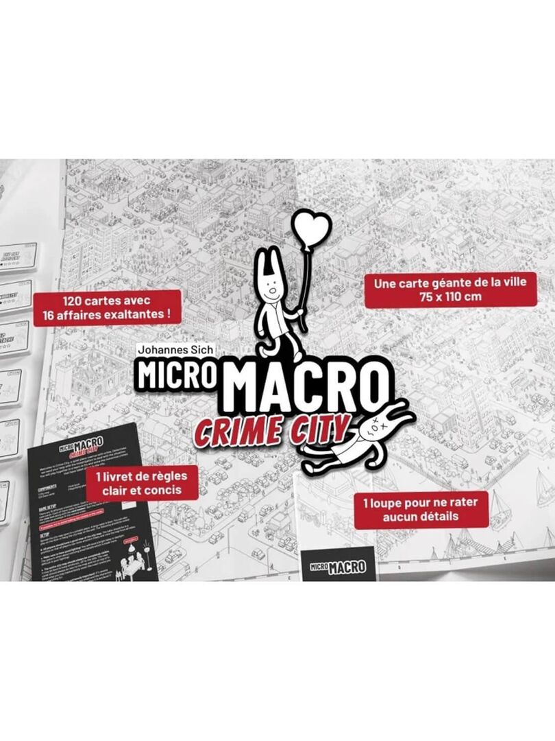 Jeu de société famille Micro macro Crime City 2 Full House - N/A - Kiabi -  27.99€