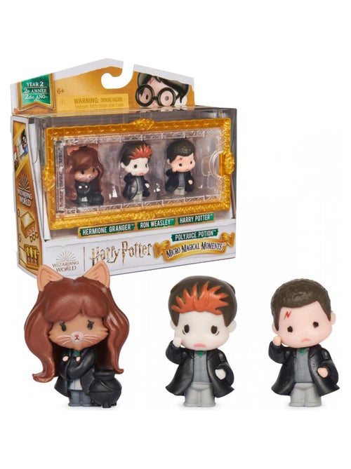 Micro magical moment pack 3 personnage harry potter et le polynectare - Kiabi