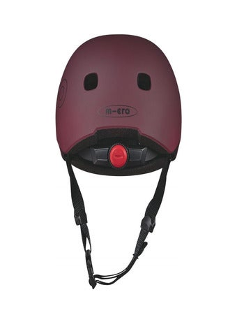 'micro' Mobility Casque Rouge Automne Lumière Led Intégrée Taille M