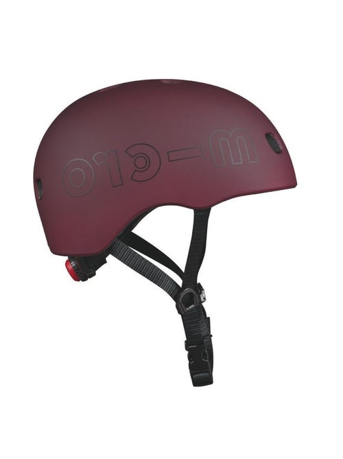 'micro' Mobility Casque Rouge Automne Lumière Led Intégrée Taille M - Kiabi