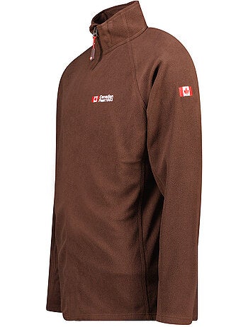 Micro-polaire col zippé tugeak – canadian peak