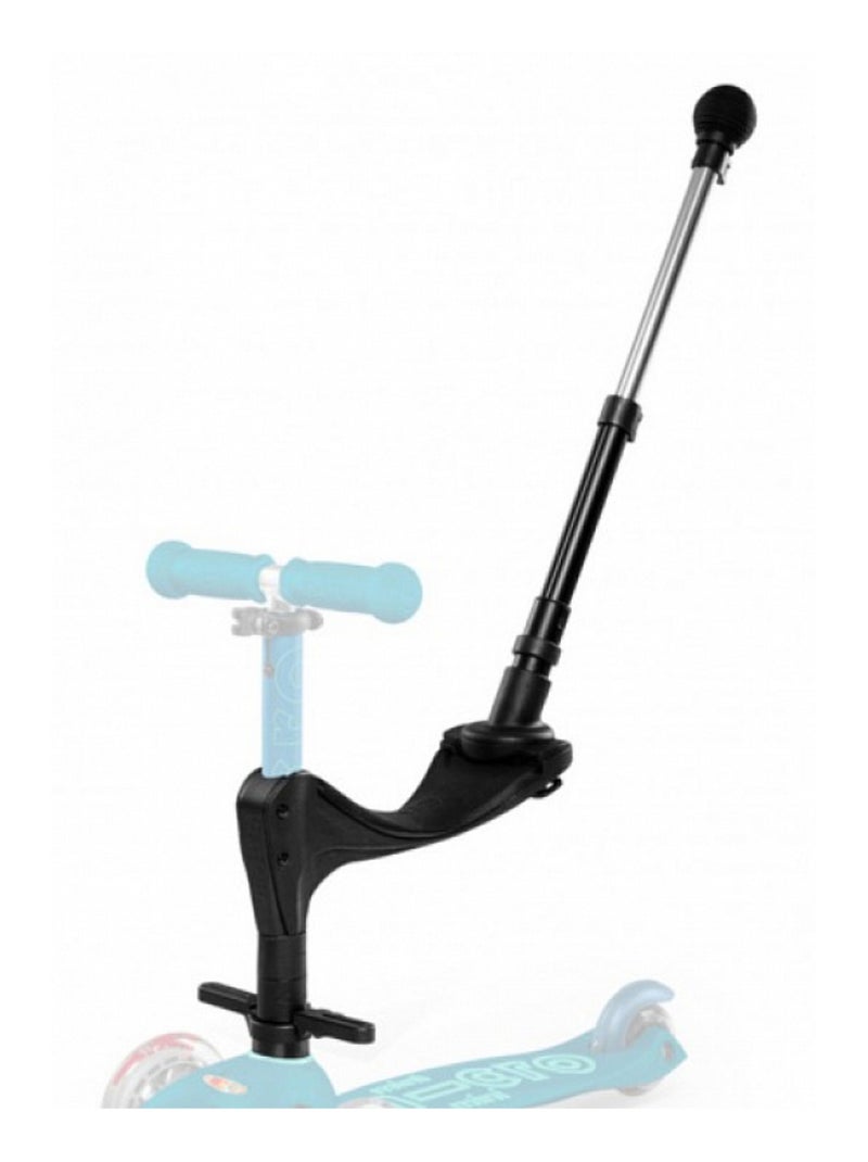 'Micro' Siege + barre de poussee + repose-pieds pour Mini Deluxe Noir - Kiabi
