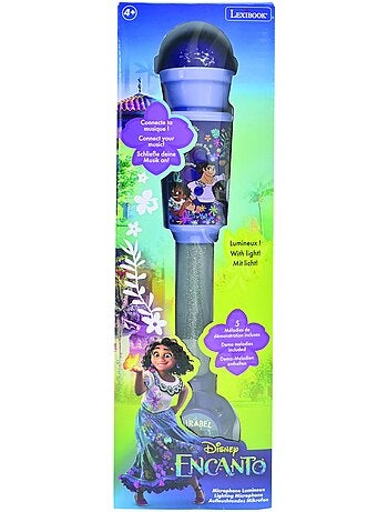 Microphone Encanto avec tube lumineux et enceinte